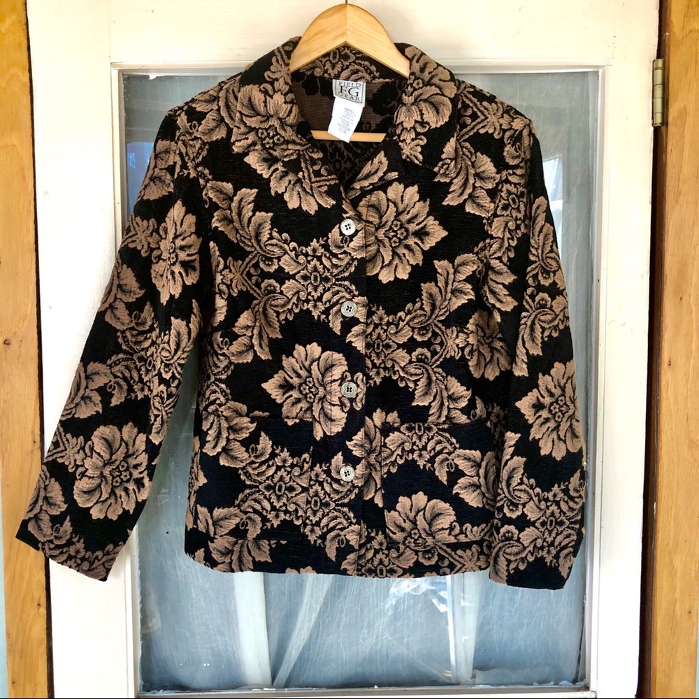 Field Gear • Vintage Gold & Black Jacket